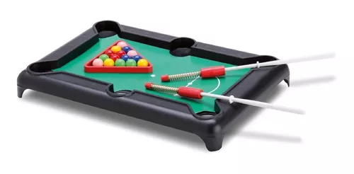 Mini Mesa De Sinuca Bilhar Snooker Portatil Jogo Brinquedo