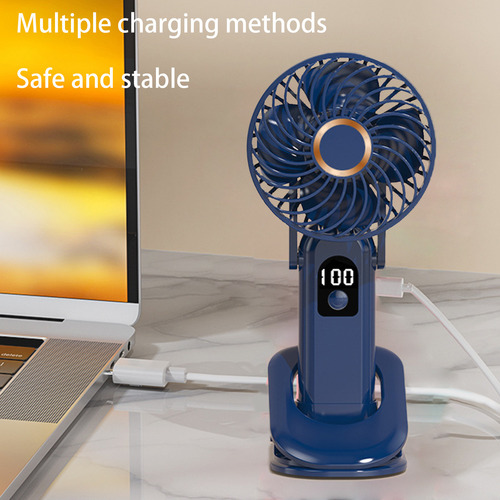 Ventilador De Mano W, De Escritorio, Portátil, Con Carga Usb