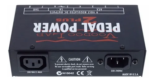 Voodoo Lab Pedal Power 2 Plus Fonte de alimentação isolada