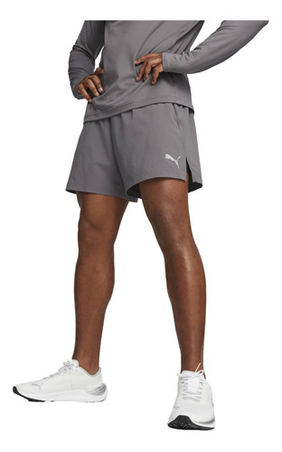 Short Puma Run Ultraweave 2in1 Hombre Running Gris