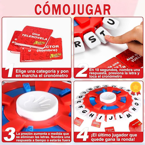 Basta Juego De Mesa En Español, De Aprendizaje Interactivo