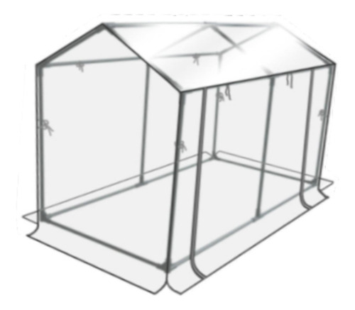 Mini Invernadero Portátil, Kit De 120cmx60cmx78cm