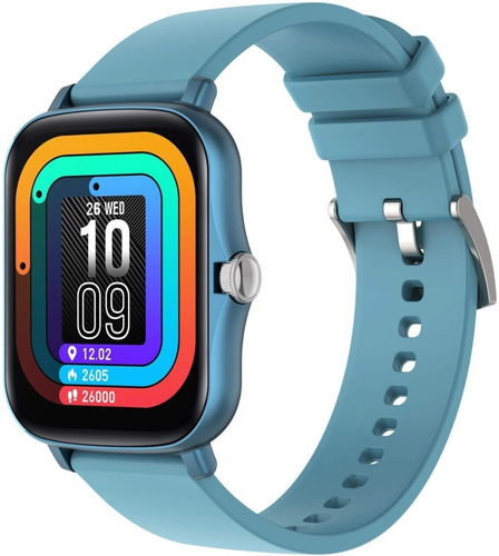 Imagen 2 de 10 de Smartwatch Colmi P8 Plus 1.69 Blue, Malla Blue De Silicona