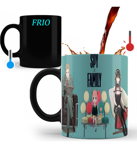 Taza De Ceramica_ Spy Family_ Mágica