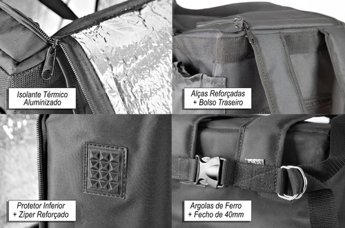 Mochila Térmica 30 Litros Entrega Açai Envio Rápido