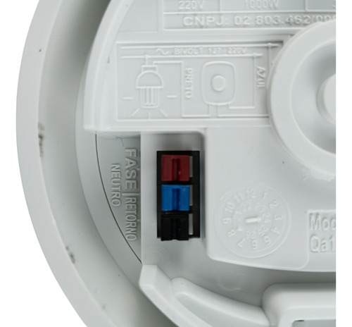 Sensor Presenca Teto Emb/sob 3fios 360g Fotoc Qa19m Qualitro
