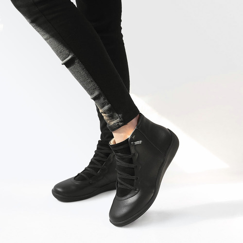 Botas Cortas De Mujer Impermeables Con Cremallera Cálida