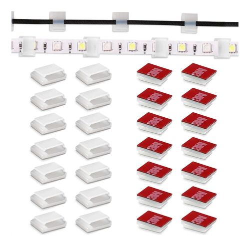 Reluen Led Light Strip Cable Cable Cable De Cable - 100 Piez