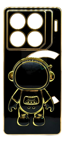 Funda Con Soporte Astronauta 3d Para Infinix Gt20 Pro Negro Astronauta