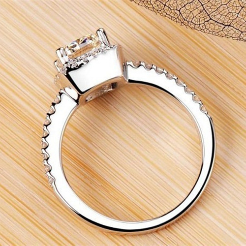 Imagen 6 de 10 de Anillo De Plata Esterlina Regalo Para Mama Piedra Amarilla