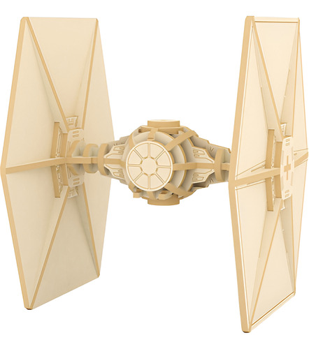 Rompecabezas 4d Star Wars Tie Fighter Modelo De Madera 63 Pz