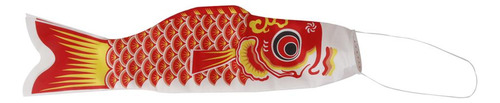 Bandera De Koinobori Rojo Los 40cm