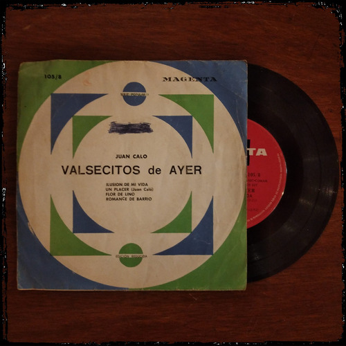 Juan Calo / Valsecitos De Ayer Ep Vinilo Single