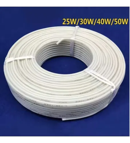 Cable Calefactor Silicona P/ Cañerias Ext 40 W X 2 Metros #