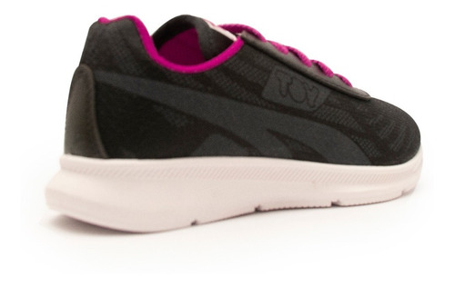 Zapatilla Niña Toy Negra Y Fucsia (27 Al 35) Art J43nf