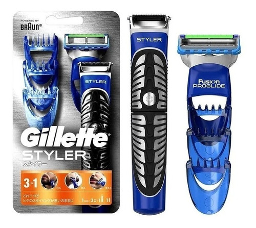 Imagem 2 de 5 de Barbeador Elétrico Gillette Styler 3 Em 1 Barbeia Muito Mais