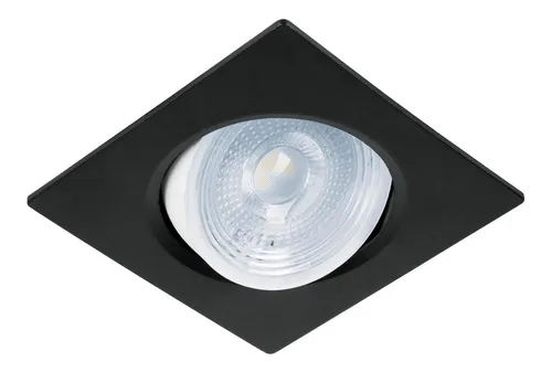 comprar Cerradura Luminario Empotrable Cuadrado Led Volteck 46948 Estructura Negro