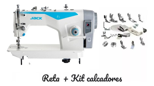 Reta Jack Direc Drive- F5-220v+ Kit Com 18 Calcadores-jack Cor Azul 220V