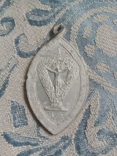 Antigua Medalla Religiosa Señor De Mayo Huaraz Cristo 
