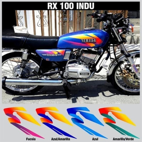 Calcomanias Kit Completo Yamaha Rx 100 Indu