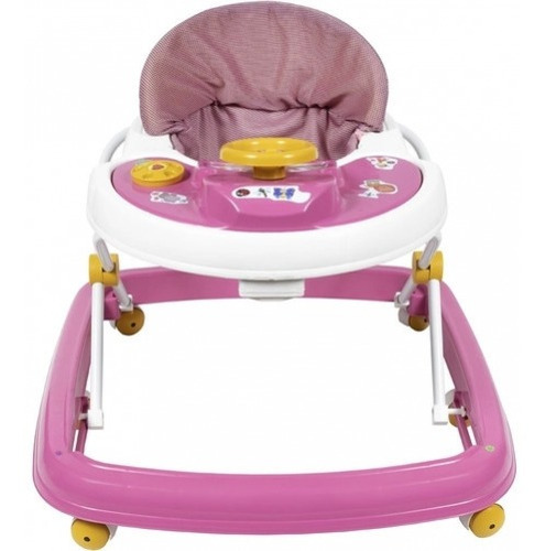 Andador Sonoro - Rosa Bebe/branco