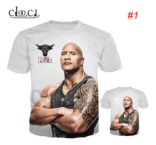 Camiseta Wwe De Dwayne Douglas Johnson The Rock