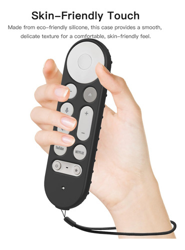 Funda De Silicona Para Google Tv Streamer 4k 2024, Color Neg