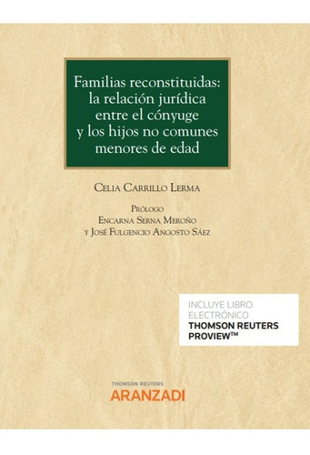 Libro Familias Reconstituidas La Relacion Juridica Entre ...