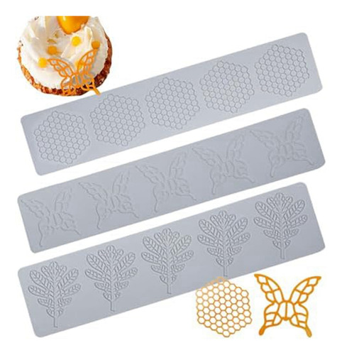 Molde Para Fondant Para Tartas, 3 Piezas, Forma De Panal De