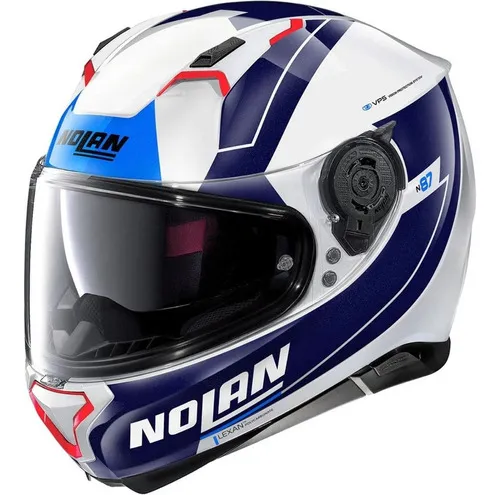 Casco para moto integral Nolan N87 Skilled Nolan blanco brillante
