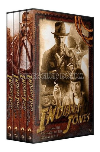Indiana Jones Saga Completa 4 Peliculas Colección En Dvd