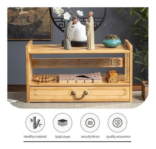 Piso De Pájaro Y Mesa De Meditación Altura Baja De 2 Niveles