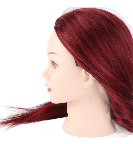 Maniquí De Peluquería, 1 Unidad, 60 Cm, Modelo Para Practica