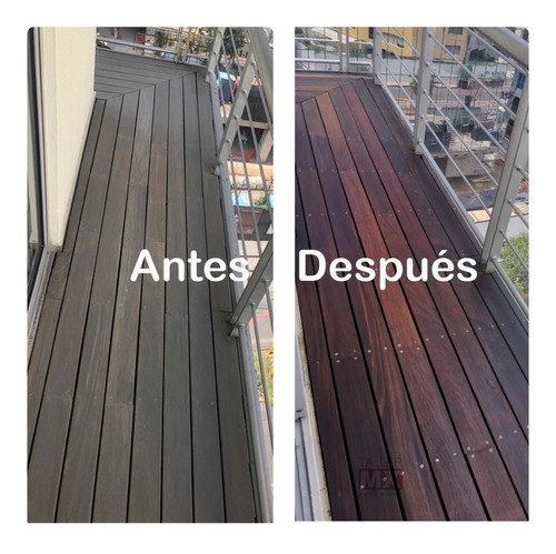 Imagen 3 de 4 de Aceite Para Deck Bona Decking Oil 2.5 Lts. Color Neutral