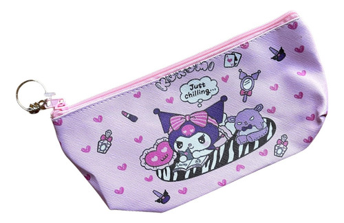 Bolsa Cosmetiquera Sanrio Kuromi Hello Kitty Aniversario