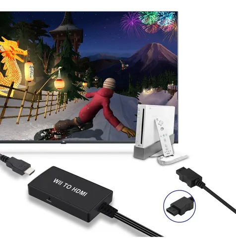 Convertidor Wii A Hdmi, Adaptador Wii A Hdmi Con Cable Hdmi,