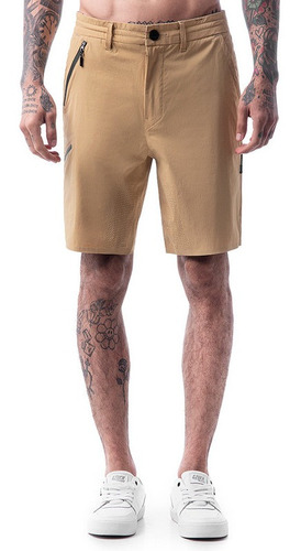 Walk Short Sintetica Gzuck Hybrid Surftrek Camell