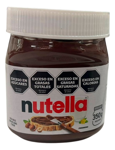 Pasta De Avellanas Nutella X 350 Grs