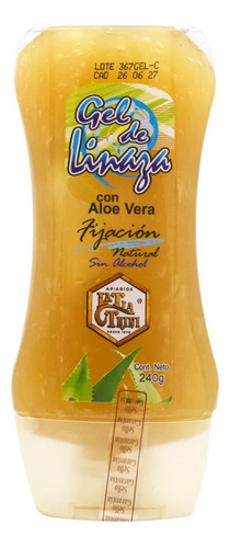 Gel Capilar De Linaza Con Aloe Vera Natural 240g