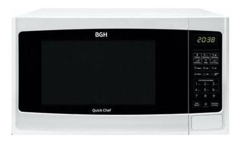 Microondas Bgh B120db9 Digital, 20 L, Blanco