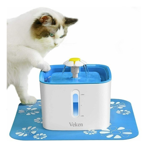 Fuente De Agua Para Gatos Tipo Flor De 2.6 Lt Pethome Chile