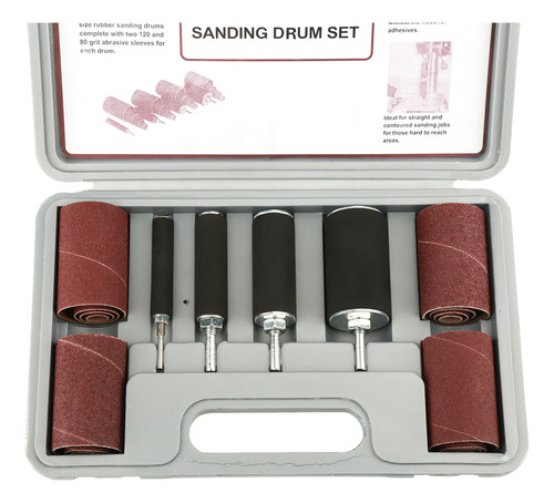 20pcs Spindle Sanding Drum Sander Tool Kit Set With Case For