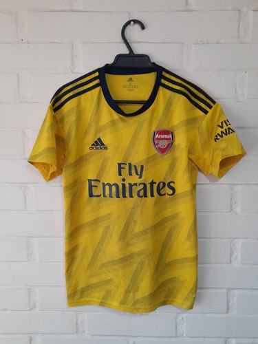 Camiseta Arsenal De Inglaterra,  adidas Original,s,amarilla