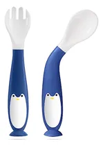Comprar Pack Cubiertos Pingüino Flexibles Para Bebe