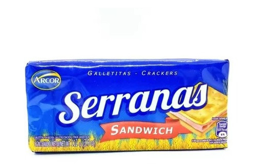 Galletitas Crackers Serranas Sandwich 112 G