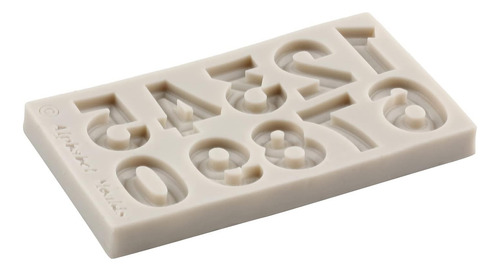 Moldes De Silicona Para Fondant Número 3d 0-9, Moldes Para H