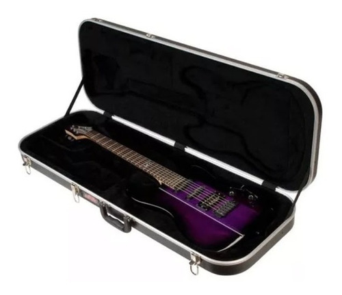 Skb 1skb-6 Estuche Case Rigido Para  Guitarra Electrica Color Negro Diseño Liso