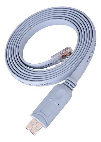 Cabo Usb Para Rj45 Usb2.0 Cat5, Console Serial Plano Para