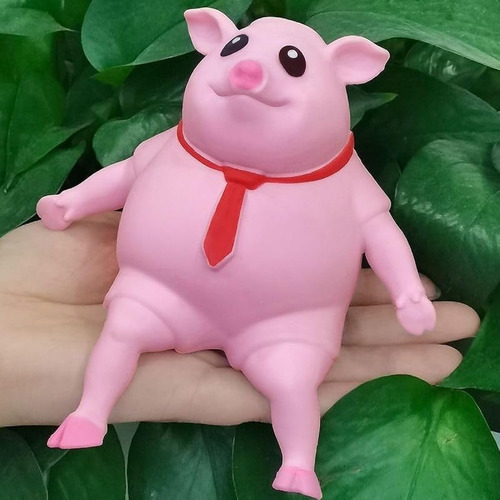 Pink Piggy Squishy Toy - Adorable Juguete De