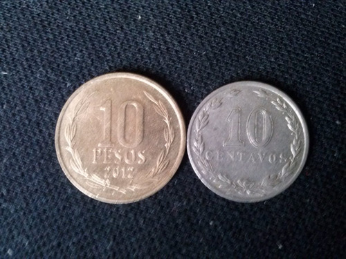 Moneda Argentina 10 Centavos Níquel 1942 (c5)